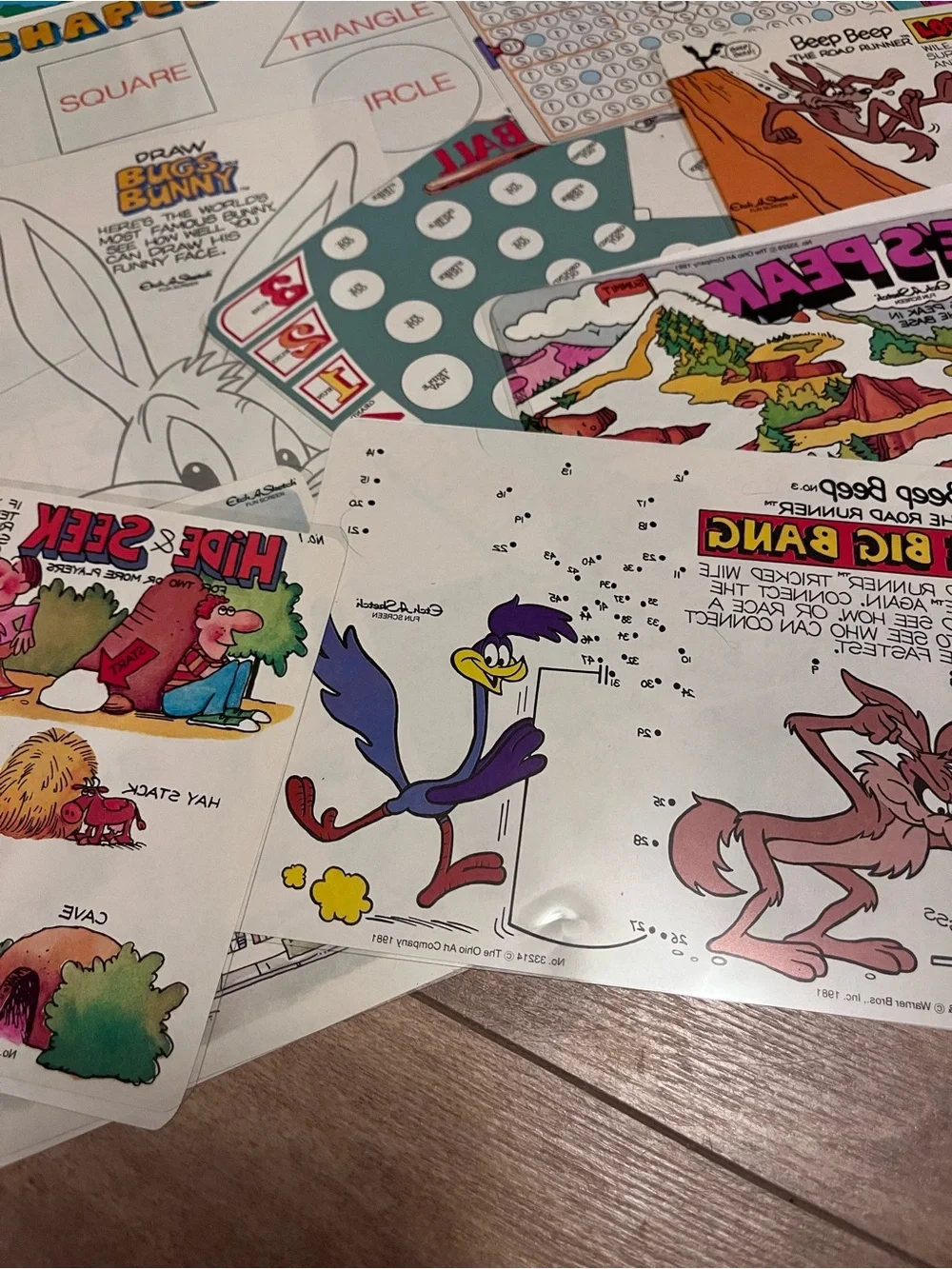 Etch A Sketch Games & Puzzles Vtg circa 1990s EUC